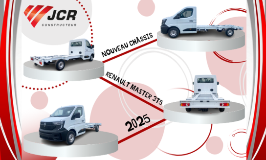NOUVEAU CHÂSSIS RENAULT MASTER 3T5 2025